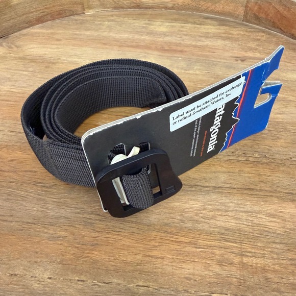 Patagonia Other - Patagonia Friction Belt One Size Forge Grey Webbing Aluminum Buckle NEW